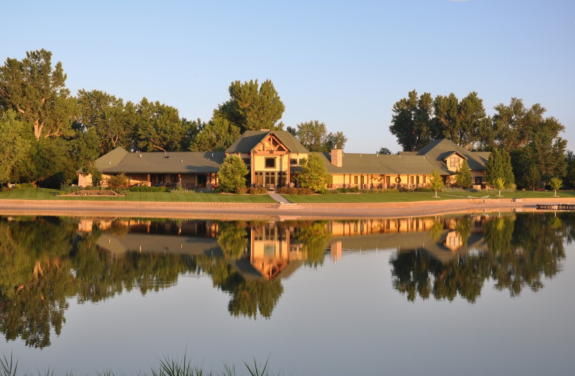 River Lodge at dusk