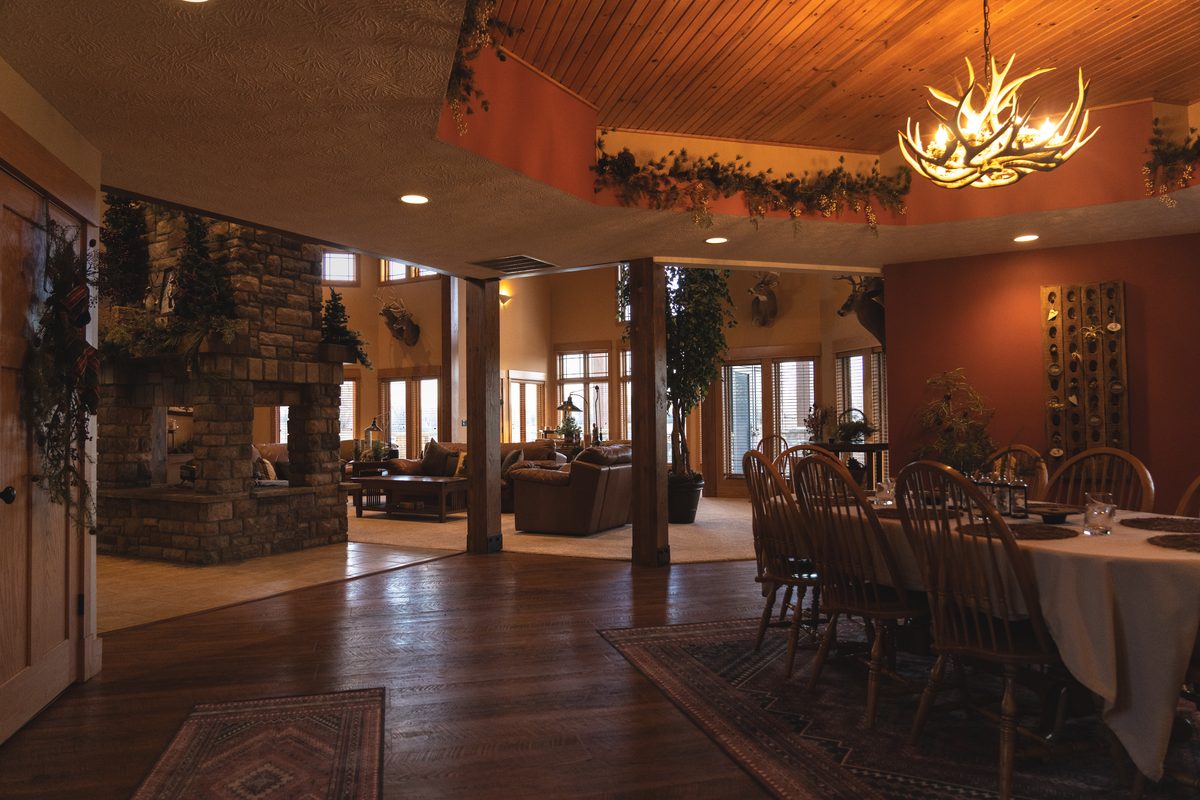 A bedroom suite at River Lodge